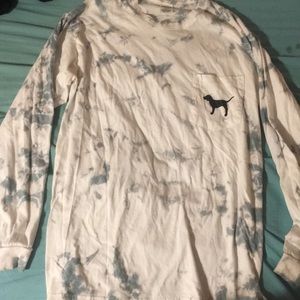 Tie Dye Victoria Secret Pink Long Sleeve
